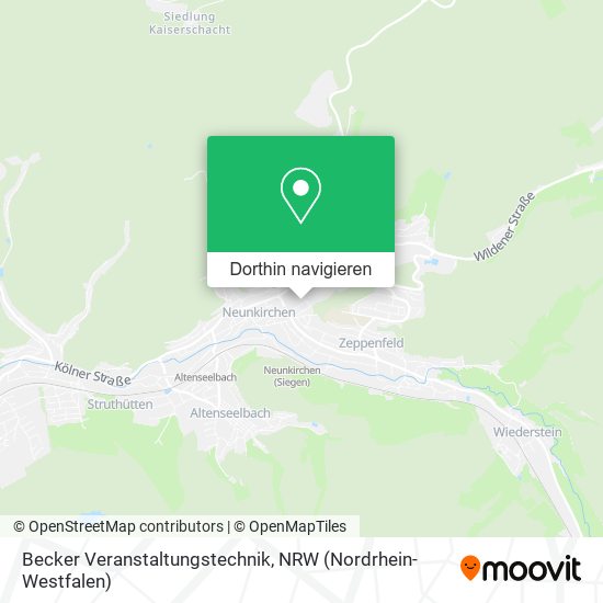 Becker Veranstaltungstechnik Karte