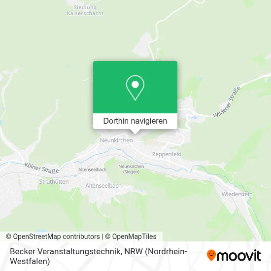 Becker Veranstaltungstechnik Karte