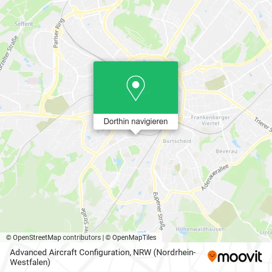 Advanced Aircraft Configuration Karte