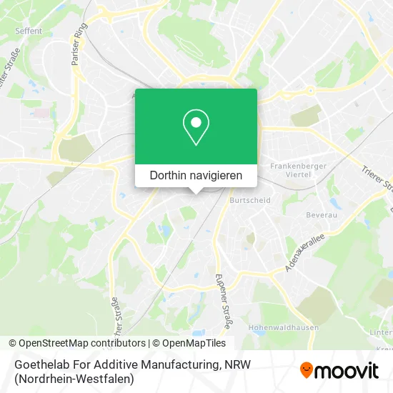 Goethelab For Additive Manufacturing Karte