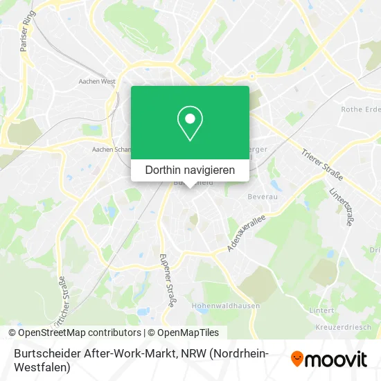 Burtscheider After-Work-Markt Karte