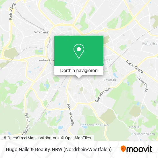 Hugo Nails & Beauty Karte