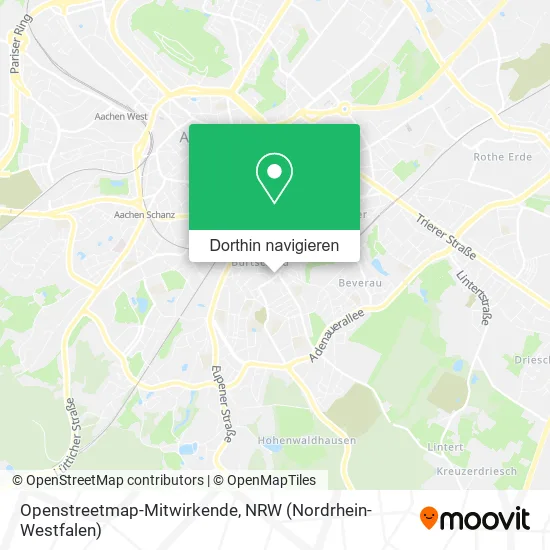Openstreetmap-Mitwirkende Karte