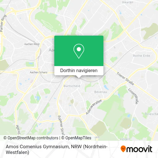 Amos Comenius Gymnasium Karte