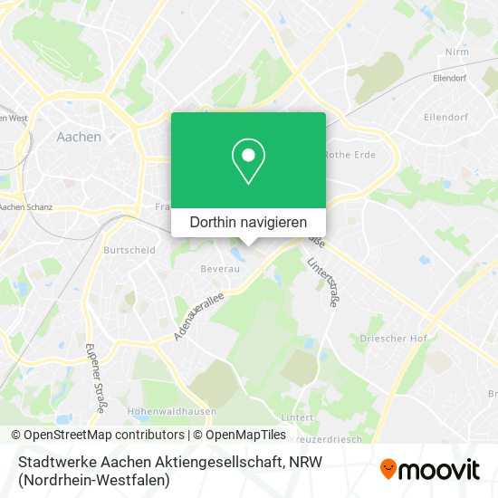 Stadtwerke Aachen Aktiengesellschaft Karte