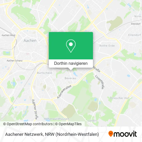 Aachener Netzwerk Karte