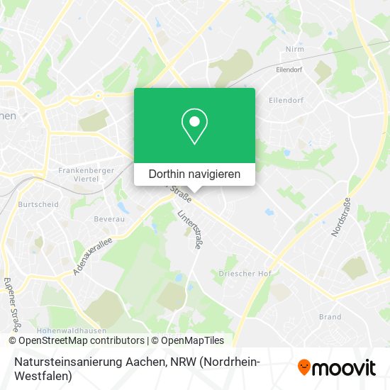 Natursteinsanierung Aachen Karte