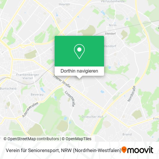 Verein für Seniorensport Karte