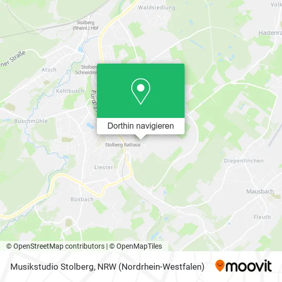 Musikstudio Stolberg Karte