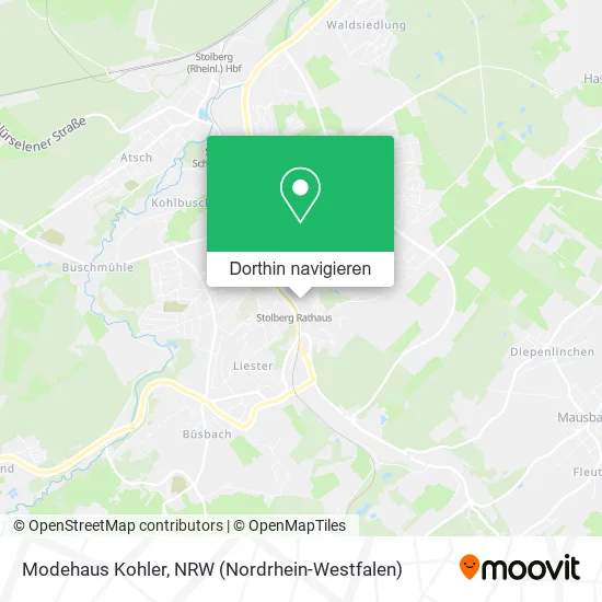 Modehaus Kohler Karte