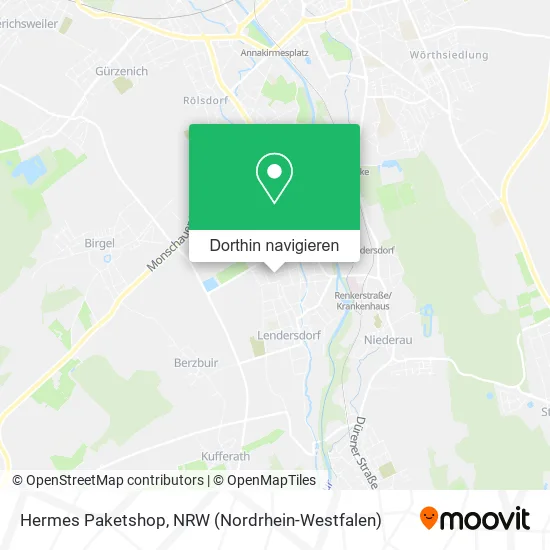 Hermes Paketshop Karte