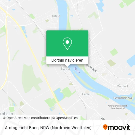 Amtsgericht Bonn Karte