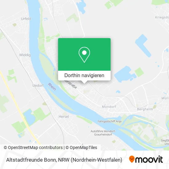 Altstadtfreunde Bonn Karte