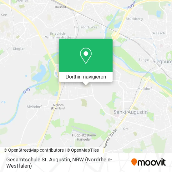 Gesamtschule St. Augustin Karte
