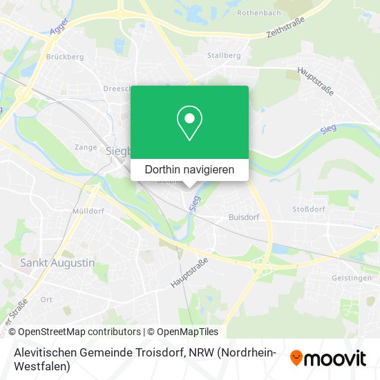 Alevitischen Gemeinde Troisdorf Karte