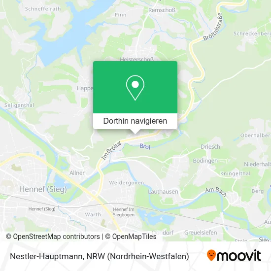 Nestler-Hauptmann Karte