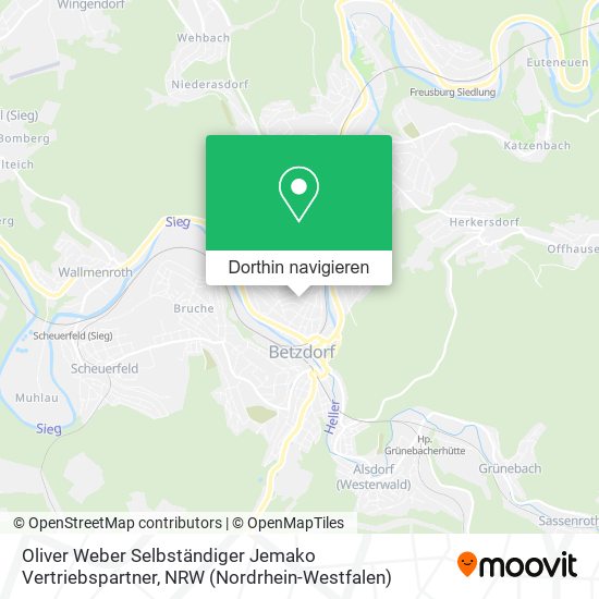 Oliver Weber Selbständiger Jemako Vertriebspartner Karte