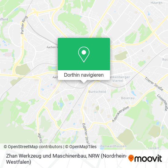 Zhan Werkzeug und Maschinenbau Karte