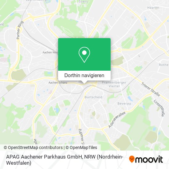 APAG Aachener Parkhaus GmbH Karte