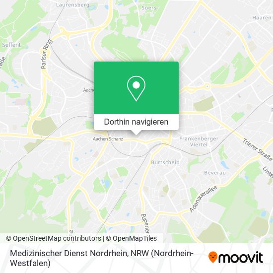 Medizinischer Dienst Nordrhein Karte