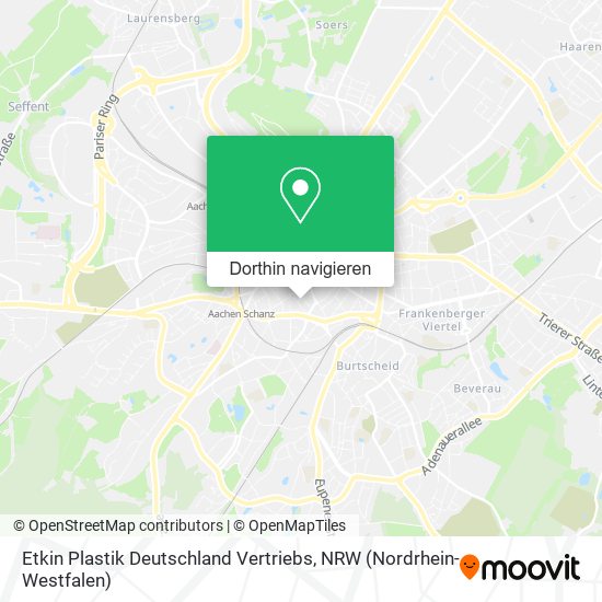 Etkin Plastik Deutschland Vertriebs Karte