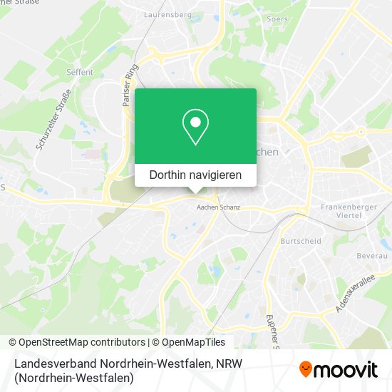 Landesverband Nordrhein-Westfalen Karte