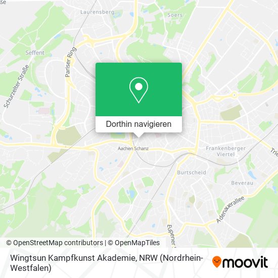 Wingtsun Kampfkunst Akademie Karte
