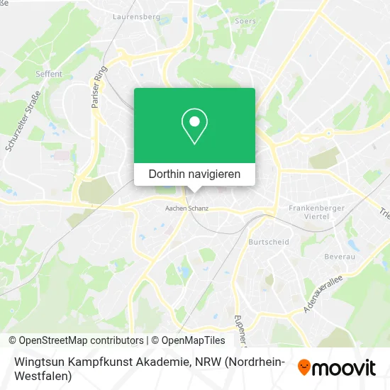Wingtsun Kampfkunst Akademie Karte