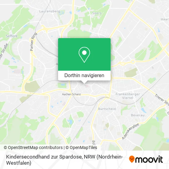 Kindersecondhand zur Spardose Karte