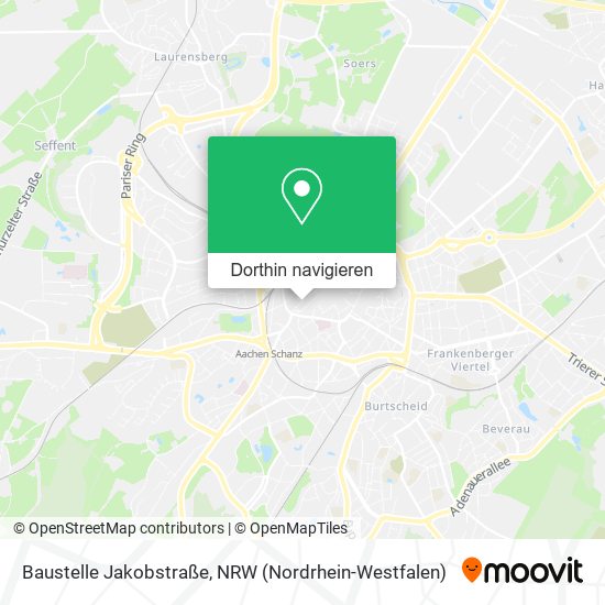 Baustelle Jakobstraße Karte