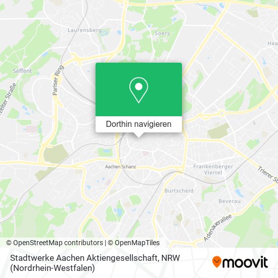 Stadtwerke Aachen Aktiengesellschaft Karte