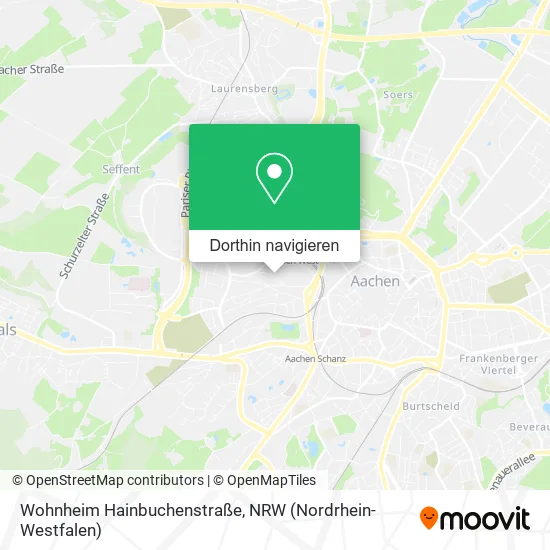 Wohnheim Hainbuchenstraße Karte