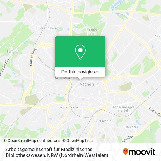 Arbeitsgemeinschaft für Medizinisches Bibliothekswesen Karte