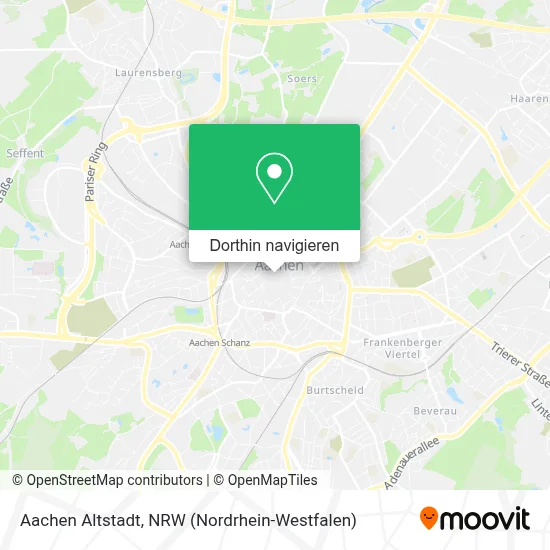 Aachen Altstadt Karte