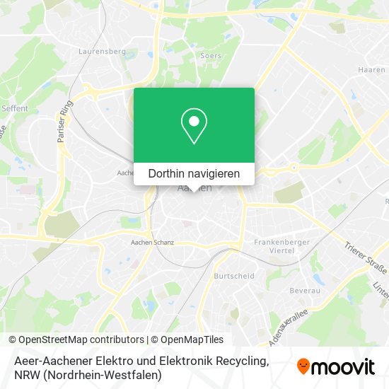 Aeer-Aachener Elektro und Elektronik Recycling Karte