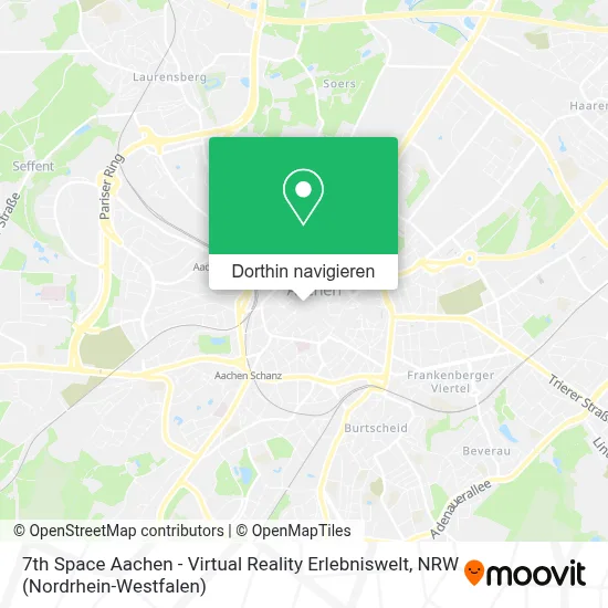 7th Space Aachen - Virtual Reality Erlebniswelt Karte