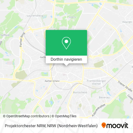 Projektorchester NRW Karte