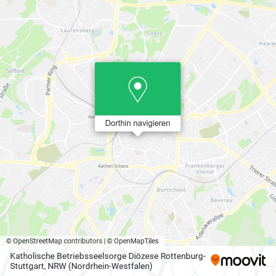 Katholische Betriebsseelsorge Diözese Rottenburg-Stuttgart Karte