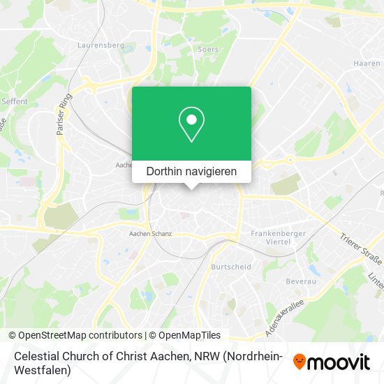 Celestial Church of Christ Aachen Karte