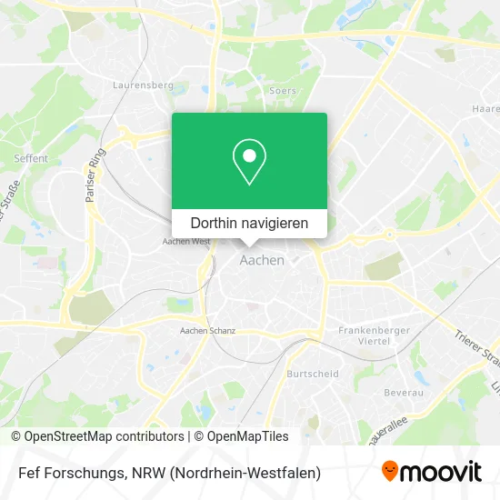 Fef Forschungs Karte