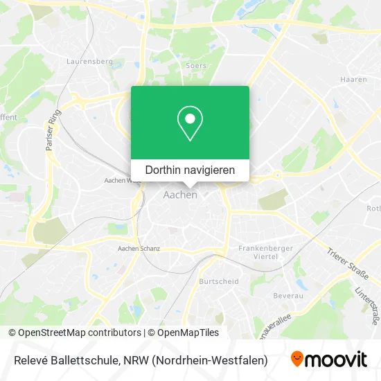 Relevé Ballettschule Karte