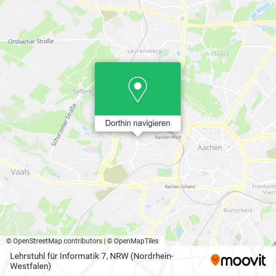 Lehrstuhl für Informatik 7 Karte