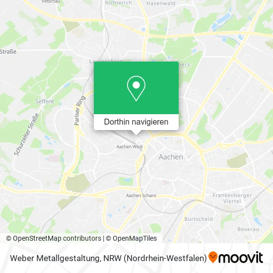 Weber Metallgestaltung Karte