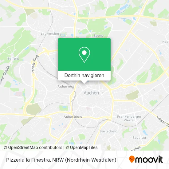 Pizzeria la Finestra Karte