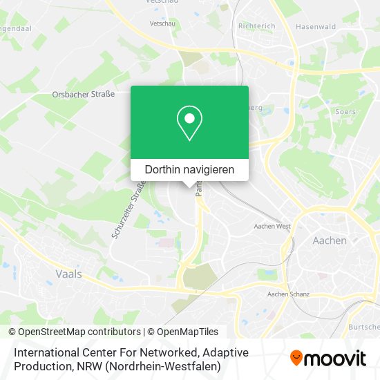 International Center For Networked, Adaptive Production Karte