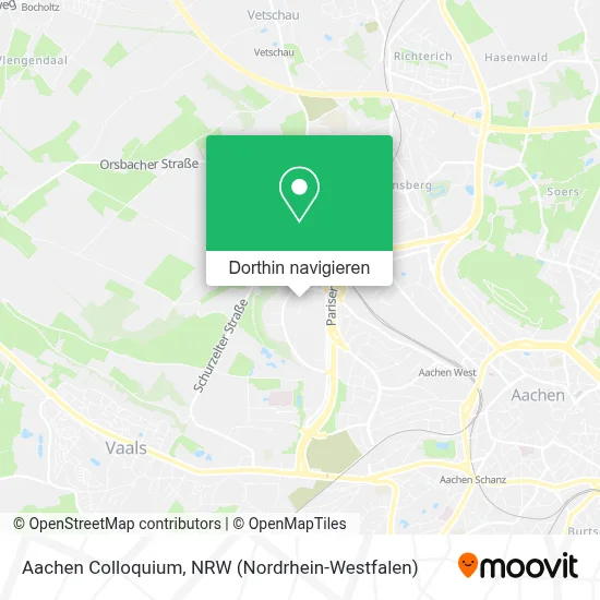 Aachen Colloquium Karte