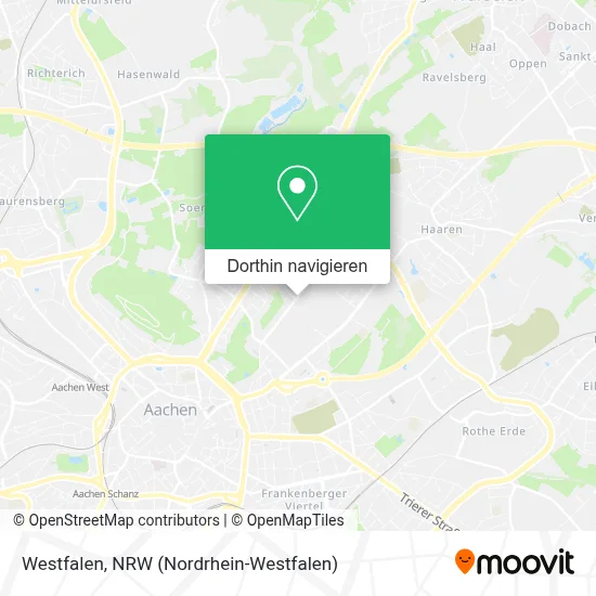 Westfalen Karte