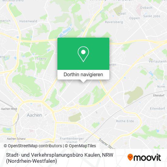 Stadt- und Verkehrsplanungsbüro Kaulen Karte