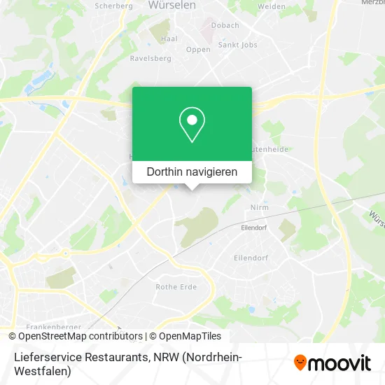 Lieferservice Restaurants Karte