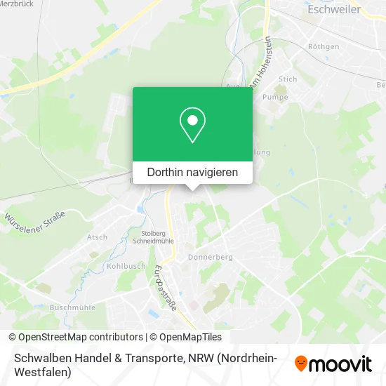 Schwalben Handel & Transporte Karte